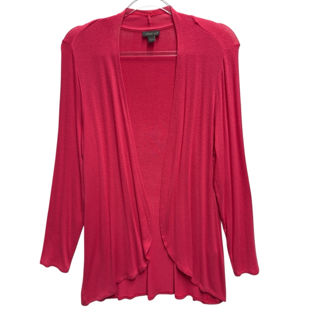 Rayon Knit Longline Duster Cardigan Sweater Jacket Topper Layering Lagenlook